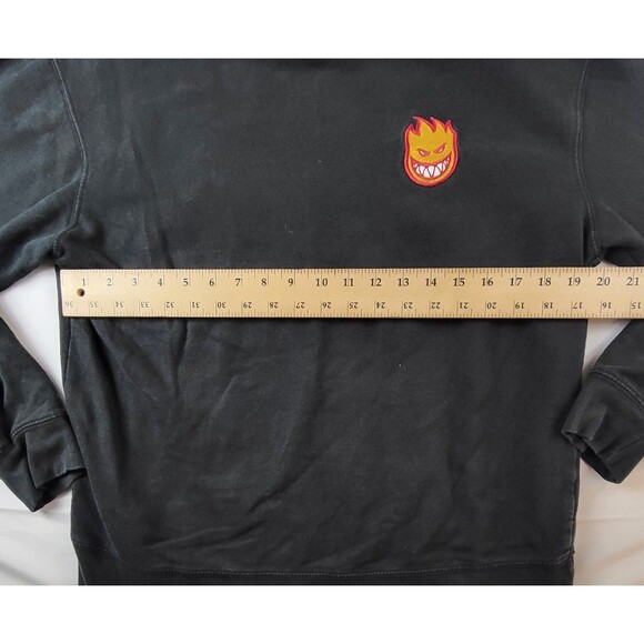 Spitfire The End Black Crew Neck Pullover Men's Medium Skateboarding Sweatshirt - Picture 7 of 7